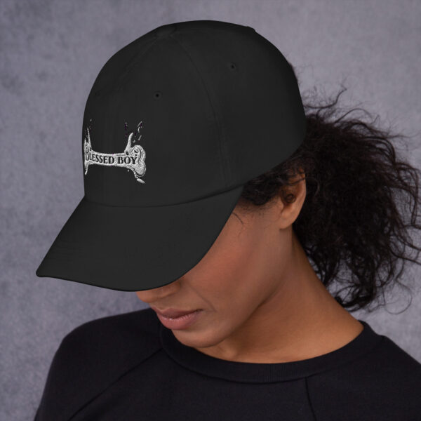 classic-dad-hat-black-left-side-69343fa483442.jpg Blessed Dog Cap